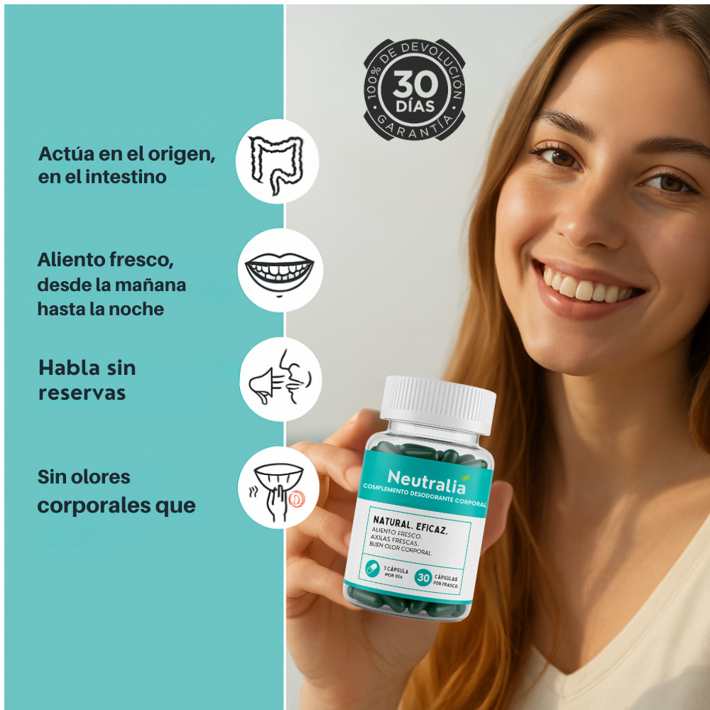Cápsulas Antiolor Neutralia | 1 + 1 GRATIS